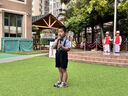 罗蒙男童假期演出服套装男孩生日花童幼儿园礼服毕业 藏青色 120 实拍图