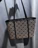 Tory Burch  汤丽柏琦  T MONOGRAM 小号拉链托特包TB 152299 海军蓝 405 OS 实拍图