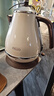 德龙（Delonghi）【价保618】电热水壶 家用复古304不锈钢烧水电水壶 防干烧大功率1.7L煮水壶KBO2001.VBG奶油白 实拍图