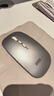 联想（Lenovo）无线鼠标无线静音蓝牙鼠标可充电轻薄便携笔记本电脑ipad平板安卓苹果手机通用无线商务办公鼠标 银色-双模版【左右静音按键】 无线蓝牙鼠标【Type-c充电/配充电线】 实拍图