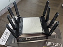 普联（TP-LINK）BE7200 WiFi7家用电竞无线路由器 飞流双万兆版（含SFP）四2.5G口  Mesh USB3.0 性能旗舰 7DR7299 实拍图