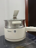 美的（Midea）电煮锅 小电锅 不锈钢0涂层电热锅 宿舍小锅多功能锅 1.6L学生寝室一体泡面小火锅XZC2017G 配蒸笼 实拍图