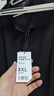 京东京造夏季运动短袖男士t恤polo衫男跑步健身户外速干衣服 黑色 3.0 3XL 实拍图