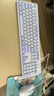 联想（Lenovo）有线键鼠套装TL21 巧克力按键 有线键盘鼠标 USB 商务电脑办公键盘 笔记本台式机一体机键盘 紫色 实拍图