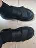 意尔康凉鞋男【送爸爸】真皮软底透气户外休闲沙滩鞋男士凉鞋 黑色42 实拍图