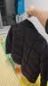 坦博尔轻薄羽绒服女短款翻领宽松舒适衬衫式女士外套330226D 黑色160 实拍图
