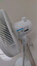 美的（Midea）电风扇 家用七叶立式落地扇宿舍卧室轻音节能摇头桌面小风扇大风力空气循环风扇 SAF30AC 实拍图