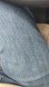 真维斯（Jeanswest）牛仔裤女2026夏季显瘦高腰拖地直筒宽松阔腿裤潮流百搭深蓝XL 实拍图