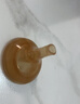 乐起偏心奶嘴仿真母乳质感新生婴儿鸭嘴吸嘴超软防胀气适配贝亲宽口径 吸嘴带重力球（12月+） 1只装 实拍图