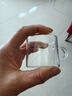 玻璃彩色把手杯品茗杯花茶套装茶杯防爆耐热小把杯100ml 透明颜色单只装100ml 实拍图