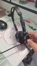 声籁V38 笔记本电脑耳机英语听力学习口语听说考试人机对话 学习英语耳机 学生头戴式带麦克USB口黑色 实拍图