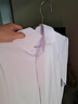 罗蒙（ROMON）纯色商务职业正装男士白衬衫工装外套长袖衬衣男CS108白色2XL 实拍图