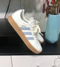 adidas「T头鞋」VL COURT 2.0复古休闲板鞋德训鞋阿迪达斯轻运动   汉玉白/蓝色/金色 (推荐女生买小半码)   37 实拍图