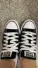 匡威（Converse）All Star夏季经典帆布男女低帮休闲运动鞋黑色101001 101001/黑色 37.5 实拍图