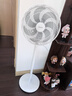 美的（Midea）【品质推荐】七叶轻音柔风电风扇/家用省电落地扇/台式电扇/广角摇头节能宿舍小型风扇 SAE35CA 实拍图