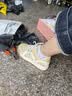卓诗尼厚底德训鞋女款百搭休闲板鞋网面透气鞋 黄色    35    实拍图