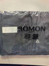 罗蒙（ROMON）夹克男潮流春秋季商务行政立领宽松休闲防风外套男装JK83黑色2XL 实拍图