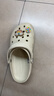 CROCS卡骆驰经典洞洞鞋男鞋一脚蹬女鞋沙滩鞋拖鞋|10001 骨白色-2Y2(含智必星) 35 (210mm) 实拍图