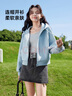 班尼路（Baleno）短款连帽开衫卫衣外套女2025春秋季新款小个子穿搭慵懒风休闲帽衫 实拍图