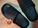 IQGD拖鞋男凉拖鞋女家居情侣款室内外洗澡002 黑色 40-41 实拍图