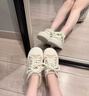 Dickies女士帆布鞋潮流休闲鞋子布鞋低帮百搭平底鞋 卡布奇诺 37 实拍图