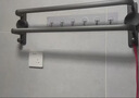 四季沐歌（MICOE）吸盘卫生间置物架毛巾架浴室厕所壁挂毛巾杆太空铝折叠浴巾架 实拍图