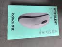 罗技（Logitech） M111 有线鼠标 笔记本台式机 USB办公家用光电图书馆安静企业采购鼠标 灰色 实拍图