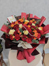 艾斯维娜鲜花速递向日葵混搭花束生日礼物全国同城配送 33朵玫瑰康乃馨混搭花束 实拍图