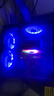 宁美 定制 N系列 台式电脑机箱风扇 主机散热风扇 LED 炫光 12CM 静音 降温 /单拍不发货/搭配主机下单 宁美N3魔环 蓝灯 实拍图