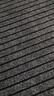 柏能条纹入户地垫门口地毯入户门脚垫进户门口地垫可裁剪灰色80x120cm 实拍图