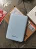 纽曼（Newmine）迷你充电宝5000毫安时超薄轻巧便携移动电源双USB输出入适用苹果安卓手机3C认证可上飞机高铁  蓝 实拍图