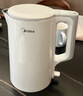 美的（Midea）电热水壶家用烧水壶泡茶0涂层食品级304不锈钢自动断电双层防烫全钢无缝1.5L大容量 MK-HJ1566 实拍图