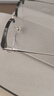 蔡司（ZEISS）镜片近视眼镜男纯钛合金眉线半框变色防蓝光辐射散光眼睛可配度数 黑银-0度防蓝光平光镜（CAPONI镜框） 实拍图