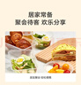 京东京造 一次性饭盒餐盒打包食品级可微波方形带盖烧烤露营900ml【50套】 实拍图