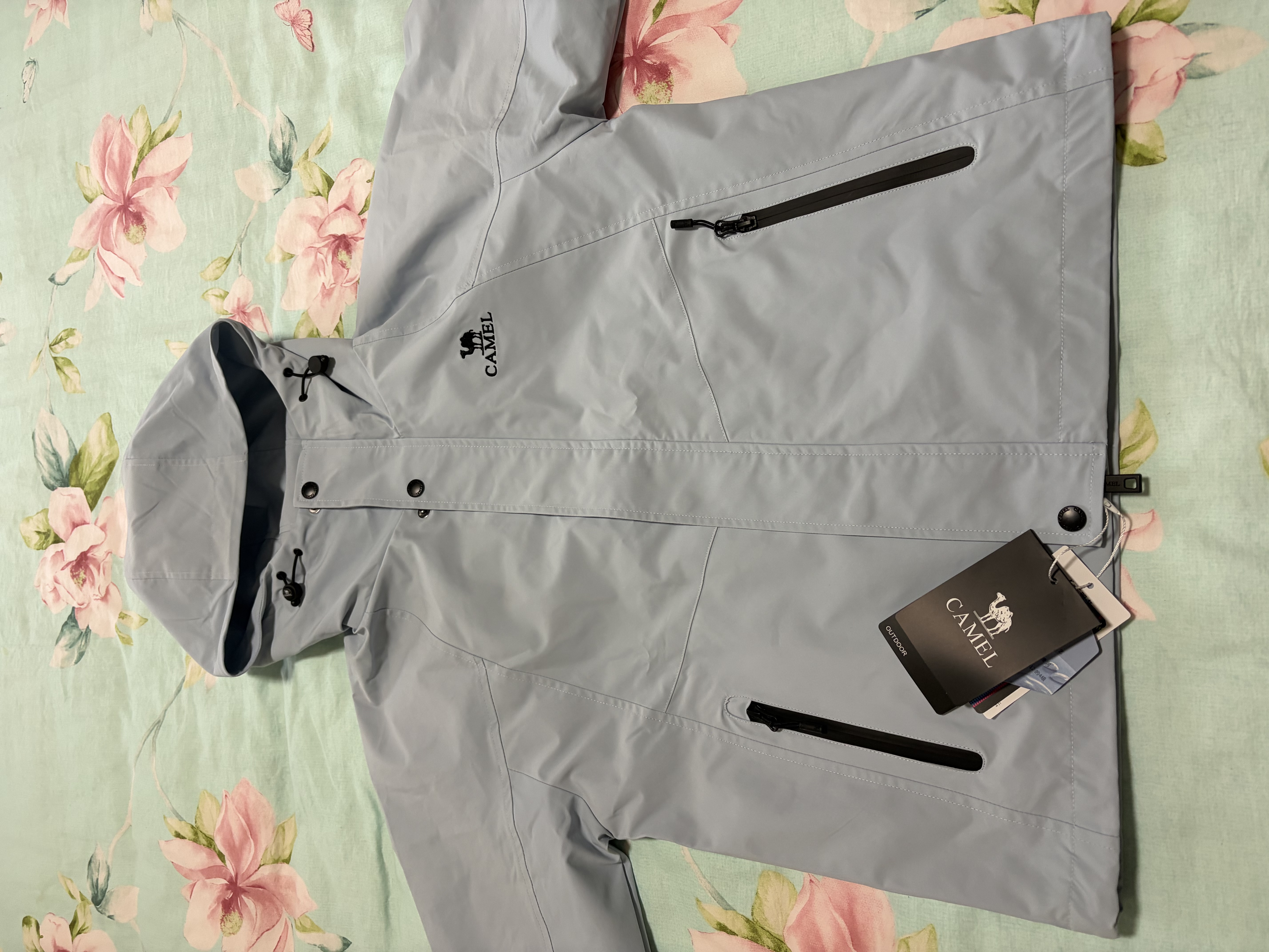 骆驼山海夹克外套男女潮流防风休闲运动户外登山服春秋季M13CA6V040 实拍图
