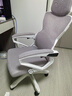 朗域轩品人体工学电竞椅人工力学座椅久坐护腰宿舍游戏电脑椅子可躺写字椅 【升级四向腰托】蝶翼白丨乳胶-4级气杆 120-155度(含) 联动扶手 四向腰托 实拍图