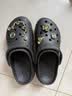 卡骆驰（CROCS）经典云朵洞洞鞋时尚百搭女鞋花园鞋沙滩鞋|206750 黑色-001(含智必星) 38 (240mm) 实拍图
