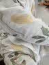 全棉时代纯棉新生婴儿抗菌纱布连体衣服新款防蚊宝宝春夏满月服和袍59码 【四季长袖】伊恩植物园 80cm （9-12个月） 实拍图