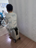 爱尔威（Airwheel）电动行李箱可骑行智能拉杆箱可坐可代步20英寸登机箱 豪华版一银 实拍图