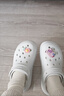 卡骆驰（CROCS）檀健次同款经典泡芙洞洞鞋百舒适男沙滩鞋女鞋休闲鞋|207521 月光灰-1NK（含智必星） 39 (240mm) 实拍图