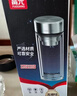 富光玻璃杯双层 带茶隔大容量隔热茶杯高档商务泡茶车载水杯透明杯子 实拍图