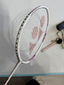 尤尼克斯（YONEX）羽毛球拍天斧进攻高磅全碳素进阶耐打AX10白粉红已穿线附手胶 实拍图
