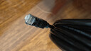 绿联六类纯铜网线 【阻燃外被】CAT6类千兆网络监控电脑宽带8芯双绞线 POE供电成品跳线黑色8米50195 实拍图