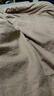 京东京造100%纯棉四件套 床上用品抑菌全棉床单被套200*230cm1.5/1.8米床 咖色 实拍图
