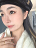 古婷不对称925银针耳钉女气质高级感镶钻新款耳环精致生日礼物耳饰品 不对称镶钻耳钉925银针 晒单实拍图
