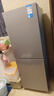 华凌美的出品188双开门两门小户型家用一级能效租房冰箱可冷藏冷冻不占地低音运行HR-188国家补贴 实拍图