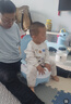 小哈伦儿童马桶婴儿坐便器婴幼儿尿盆小孩宝宝小便器3D软垫坐垫天蓝 实拍图