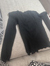 真维斯（Jeanswest）针织衫女2026春夏修身V领长袖打底针织衫内搭上衣女黑色均码 实拍图