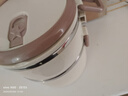 京东物流 双层饭盒 加厚不锈钢便携密封便当收纳盒 【两层】米白色 实拍图