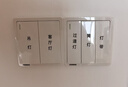 蓝瑞 夜光开关贴标识标示标签贴电表箱贴墙贴装饰插座灯开关面板贴纸 【撕膜套装】马卡龙+电箱 无夜光 实拍图